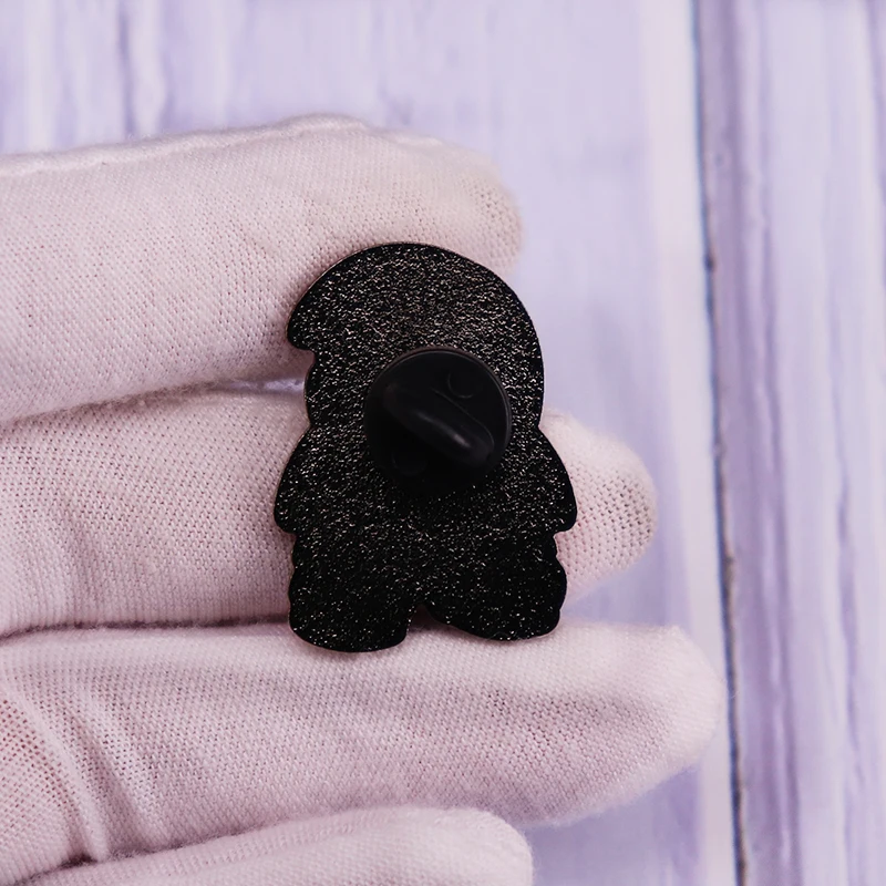 Забавный парень милая эмалированная булавка призрак супер-Марио винтажная