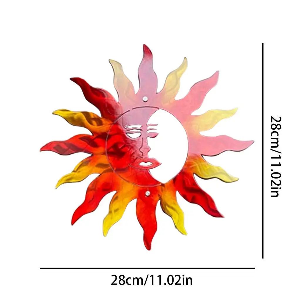 

Wrought Iron Sun Moon Metal Art Hanging Pendant Background Wall Living Room Decor Ornament Indoor Outdoor Home Wall Decorationr