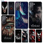 Мягкий черный чехол с изображением злодея Marvel Venom для Samsung Galaxy S22 S21 S20 FE Ultra S10 S10e Lite S9 Plus Pro, чехол для телефона