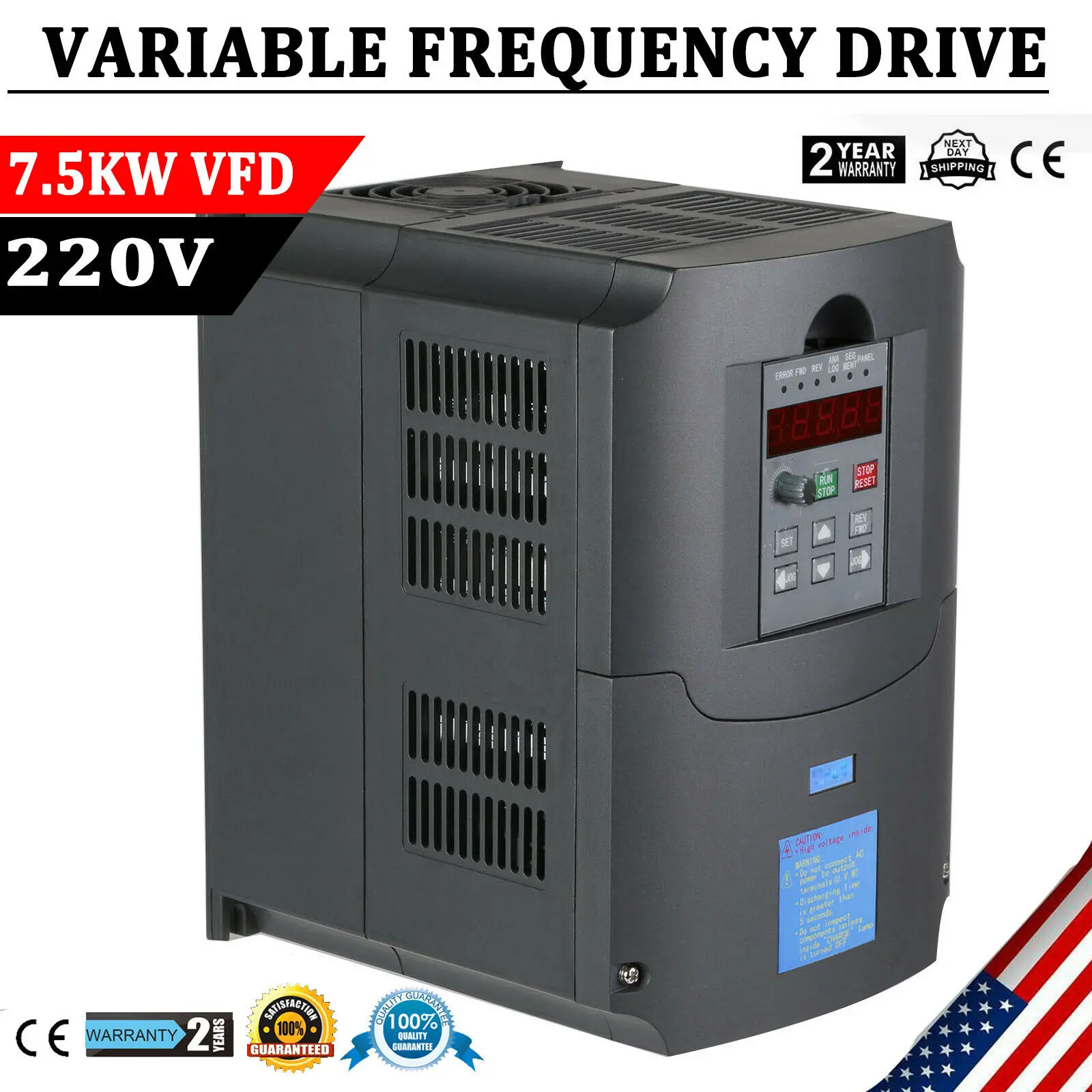 

VFD Inverter 220V 7.5KW Frequency Inverter Single to 3 Phase Output Sine Converter Transformer Variable Drive Welding Inverter
