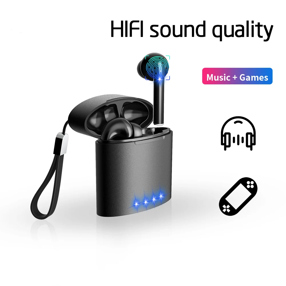Беспроводные Bluetooth наушники TANOLD TWS 5 0 Стерео шумоподавление модный дизайн отмена