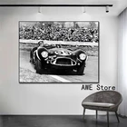 1953 Aston Martin DB3S постер Холст Картина Печать Hoom Декор Настенная картина для гостиной домашний Декор без рамки