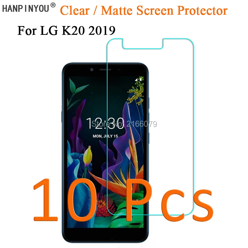 Прозрачная/Антибликовая Мягкая матовая защитная пленка HD для LG K20 (2019) LM-X120EMW 5,45 дюйма, 10 шт./Лот, защитная пленка