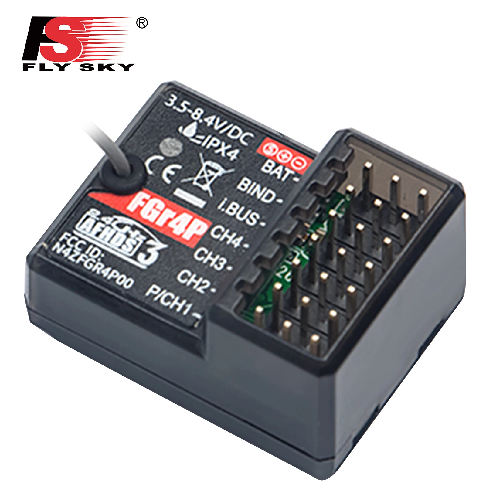 Радиоуправляемый приемник FlySky FGR4P 2 4 ГГц 4CH AFHDS 3 PWM/PPM/I.bus/S. Выход автобуса для