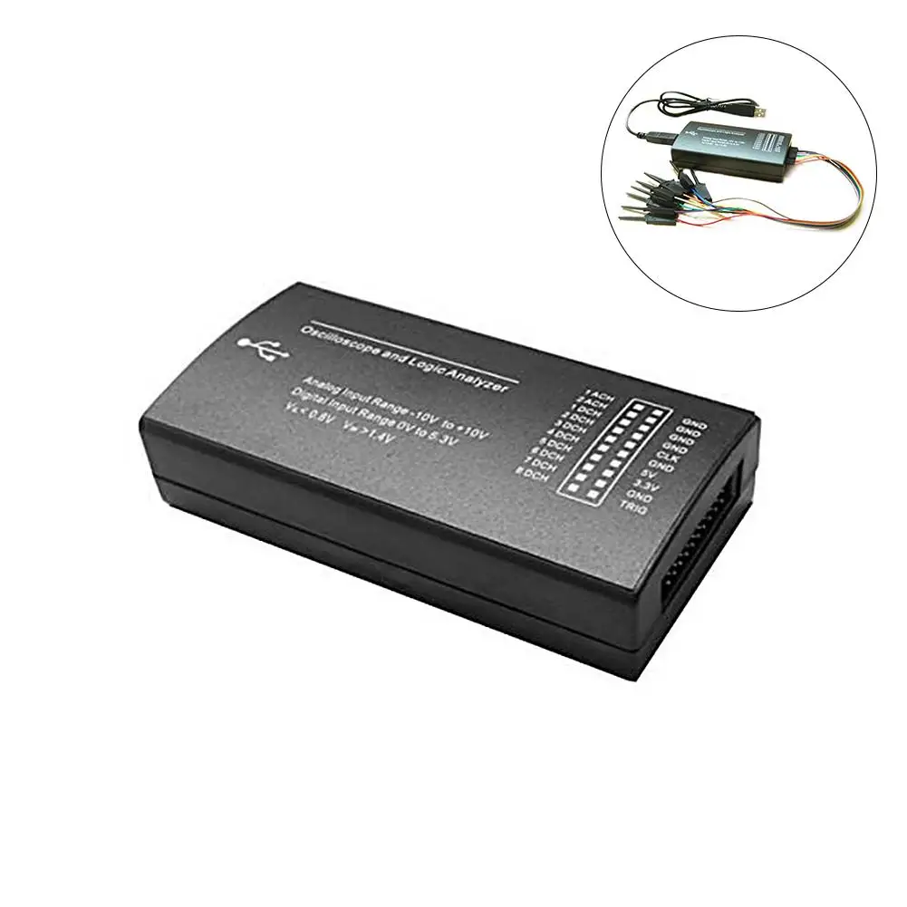 Виртуальный осциллограф I2C SPI CAN Uart LHT00SU1 логический анализатор USB соединительная
