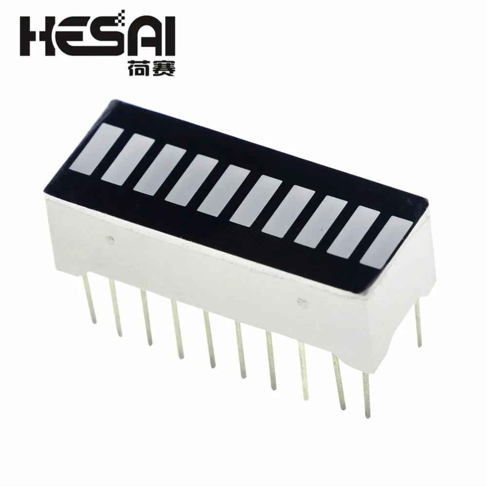 10 шт./лот сегментный цифровой Красный светодиодный гистограммный дисплей