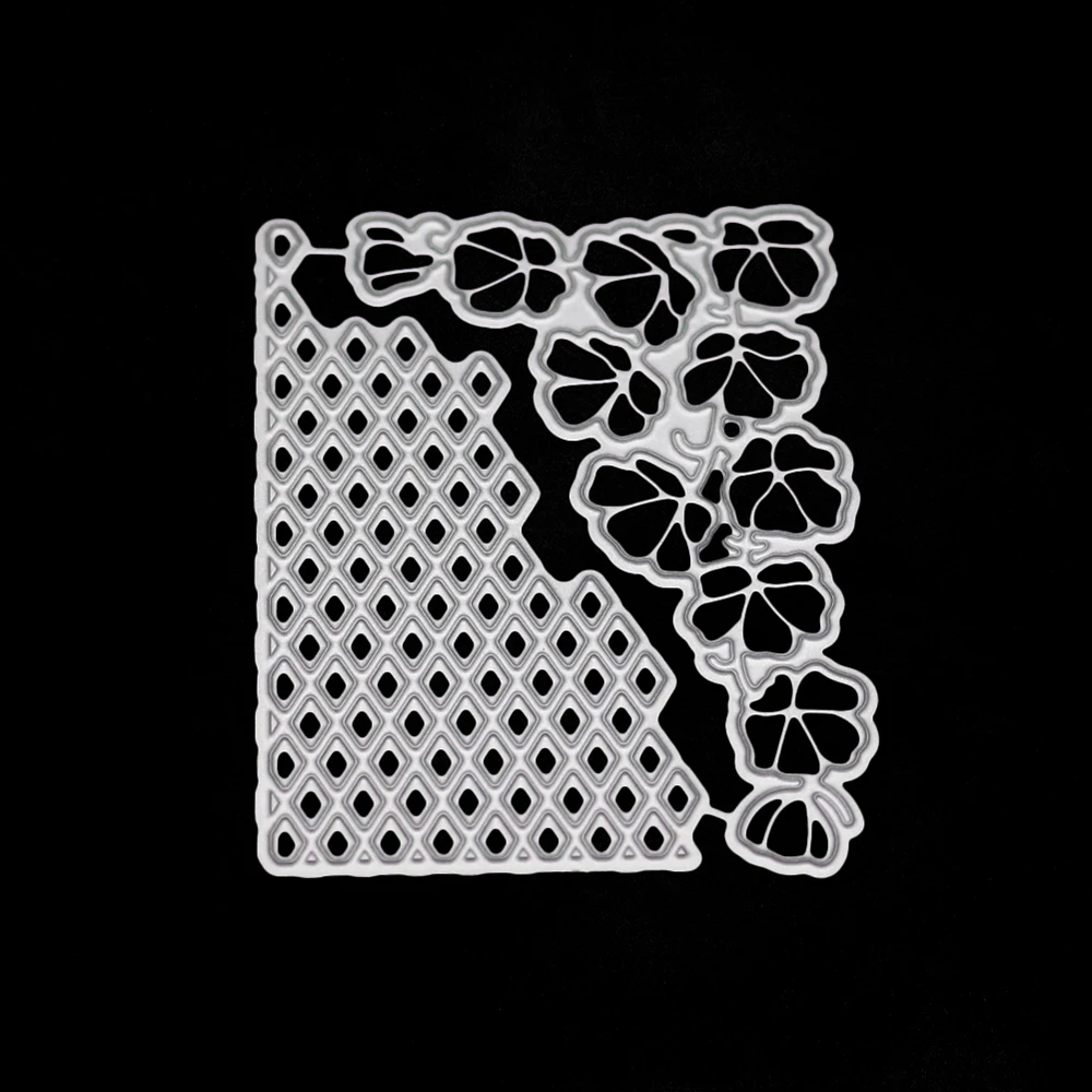 

Scrapbooking Embossing Metal Cutting Dies Stencils Decor greeting card Paper Craft Album Mesh Flower Background DIY Cut Die Mold