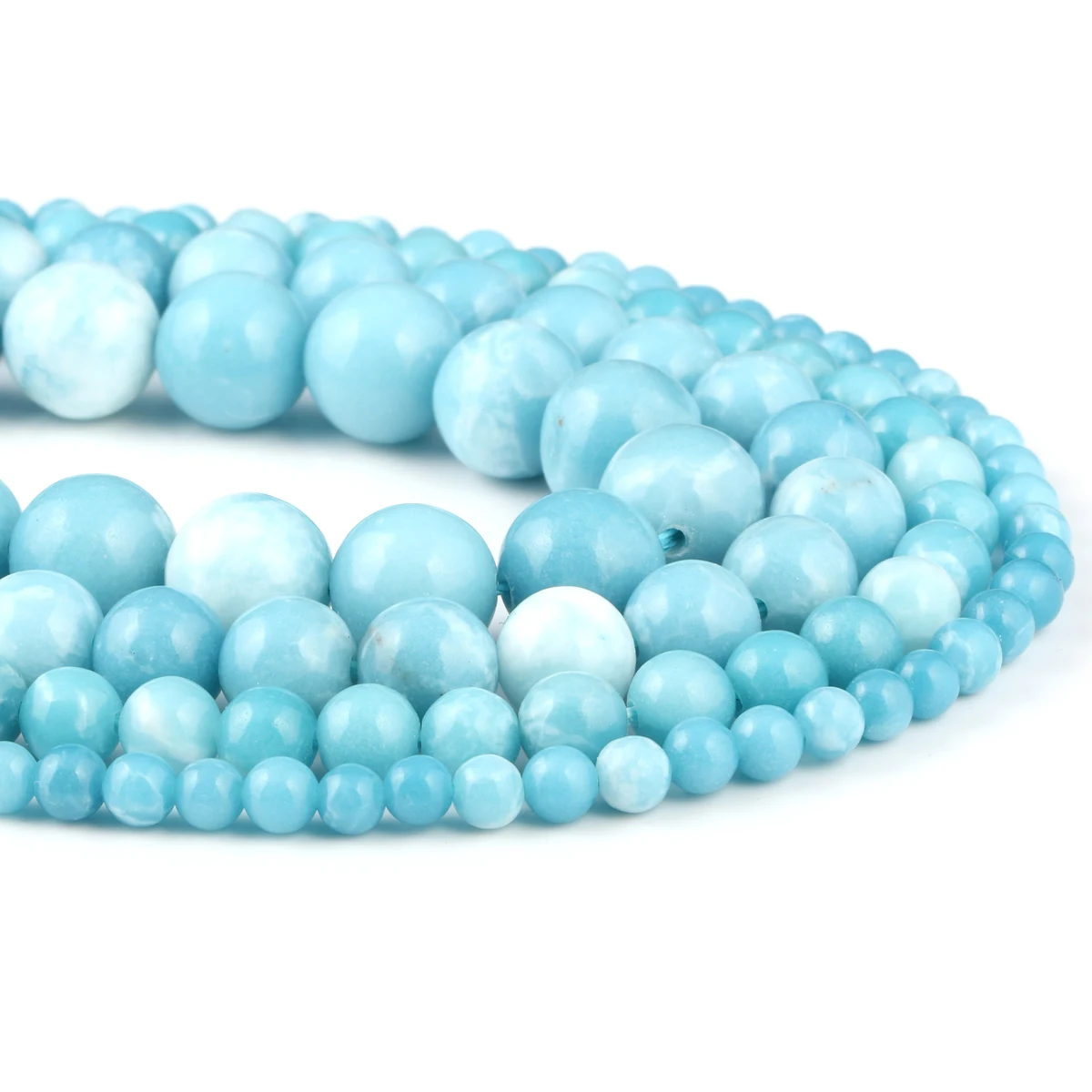 Дизайнерские украшения своими руками камень Beads4/ 6/8/10/12 мм круглый шар бусины