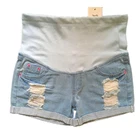Vip Link новые джинсовые шорты для беременных летние джинсовые капри для беременных женщин L21