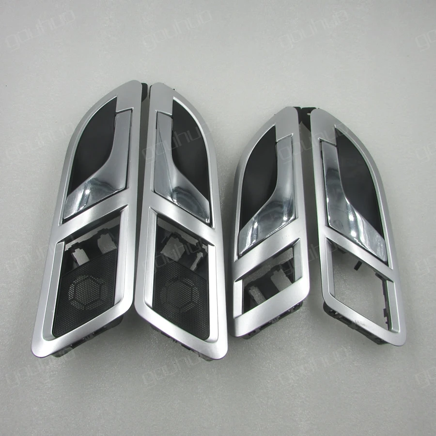 Для 08-12 VW Lavida/Skoda Superb 01-08 внутренняя дверная ручка внутренний ключ открыть дверной ключ серебряное покрытие