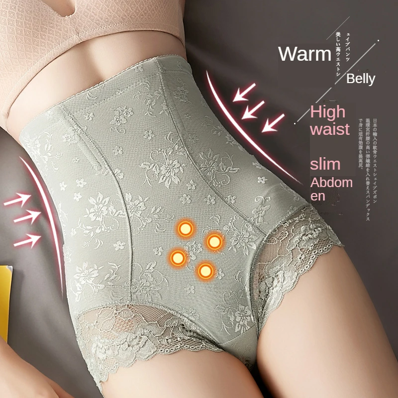 

Shaper Panties Sexy Lace Shapers Body Shaper with Zipper Double Control Underwear Women Shapewear Sexy Lace Waist Trainer