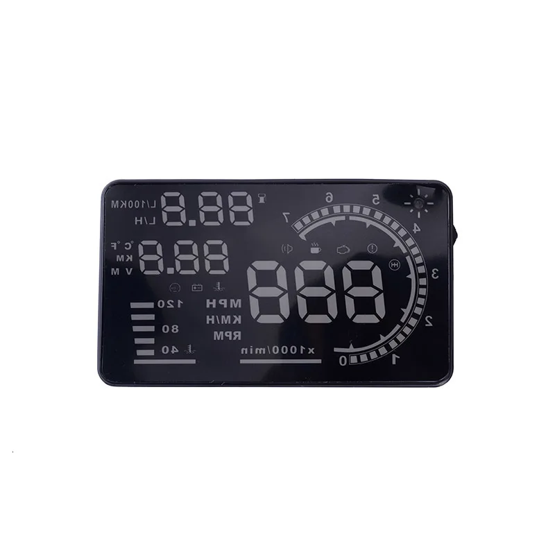 Автомобильный дисплей на лобовое стекло A8 5 &quotHUD автомобильный самоадаптивный