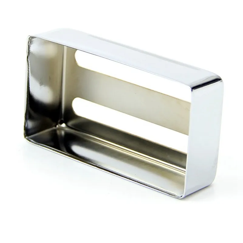 Quality Humbucker Pickup Cover Two-line For Electric Guitar Silver | Спорт и развлечения