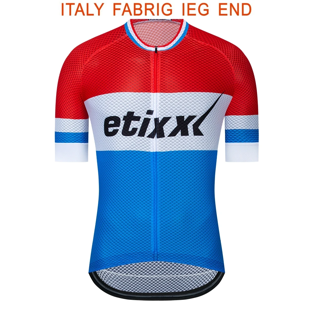 Велосипедная команда Мужская Велоспорт Джерси Топ велосипедная рубашка с