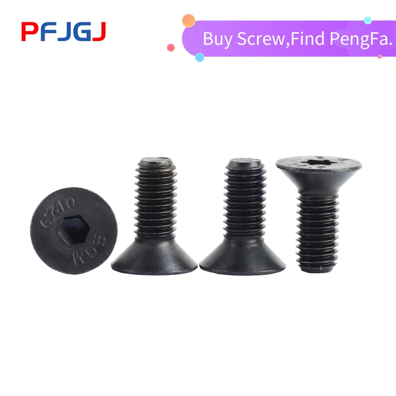 

Peng Fa DIN7991 blackened 10.9 grade Plum Blossom Hole Flat Head Screw M6M8M10
