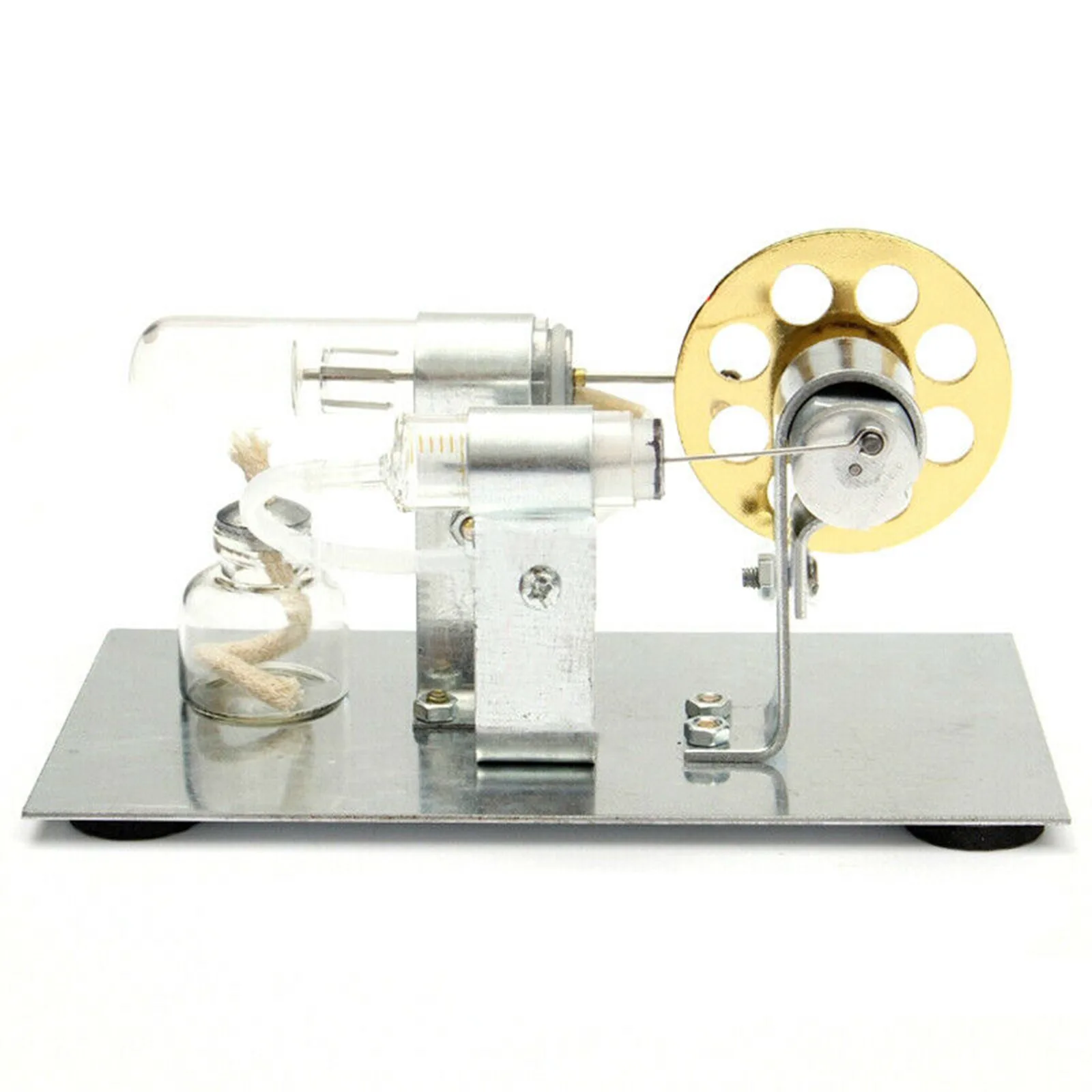 

Metal Air Stirling Engine Model Electric Generator Motor Steam Power Physics Toy Engine principle intuitive educational toy gift