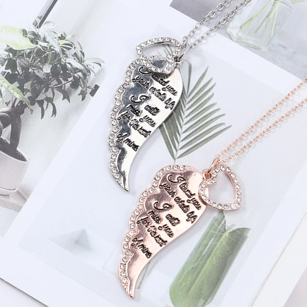 Женское ожерелье с кулоном в виде крыльев Ангела 1 шт. | Украшения и аксессуары