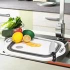 Автомобильные аксессуары для кемпинга, складная разделочная доска для овощей, переносная корзина для мытья и слива, TPR, подходит для домов на колесах, лодок