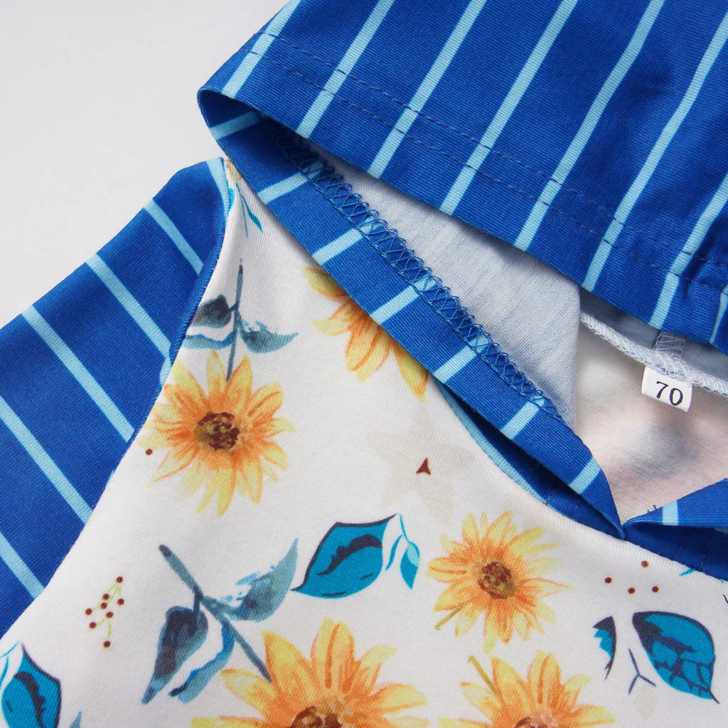 Модный осенне-зимний полосатый свитер с капюшоном для новорожденных мальчиков и