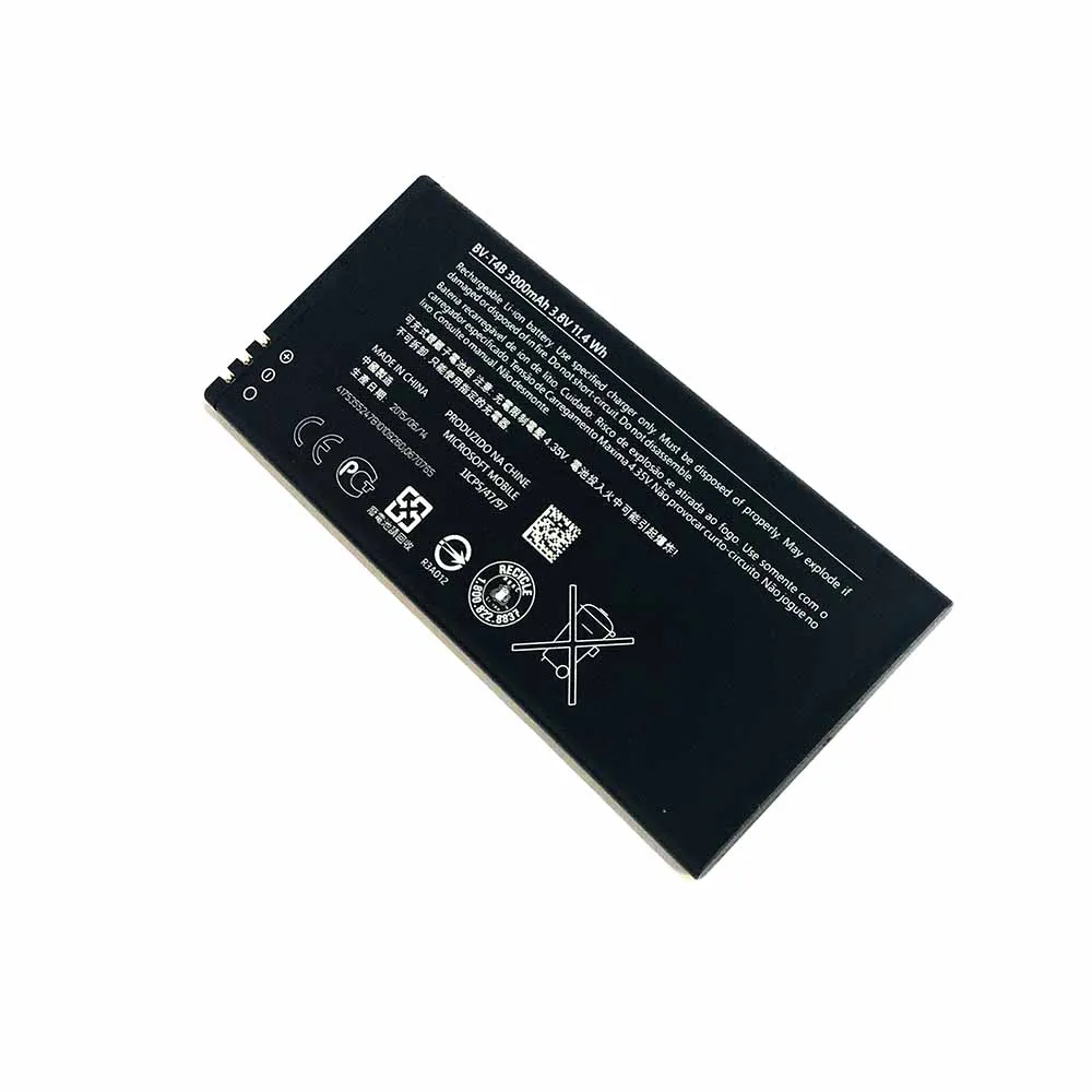 BV-T4B Аккумулятор для телефона с подставкой и отделениями для карт для Nokia Lumia 640XL RM-1096 RM-1062 RM-1063 RM-1064 RM-1066 Lumia 640 XL BVT4B 3000 мА-ч