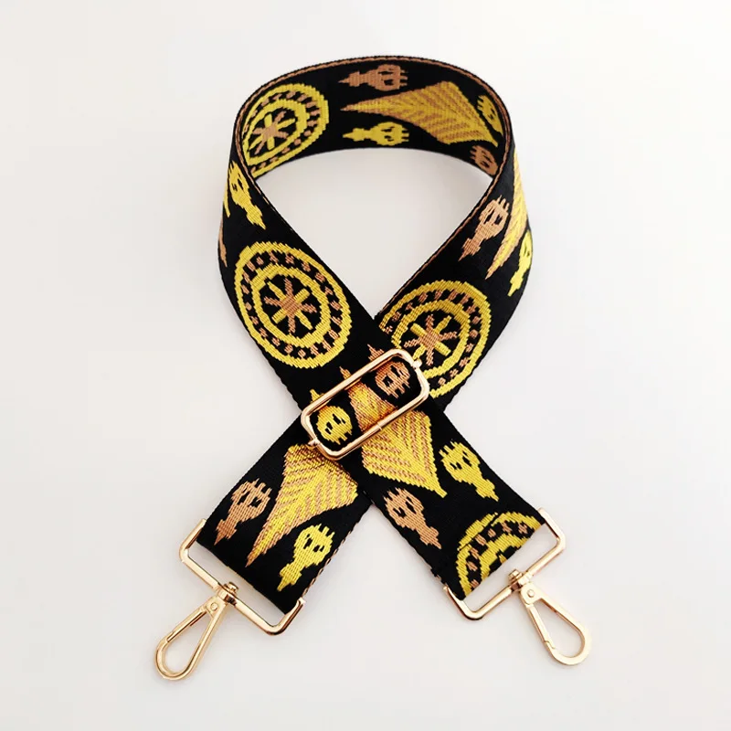 

130cm Strap For Bags Color Shoulder Strap For Bag Printed Bag Straps Simplicity Adjustable Handbag Hanger Purse Belt Bag Straps