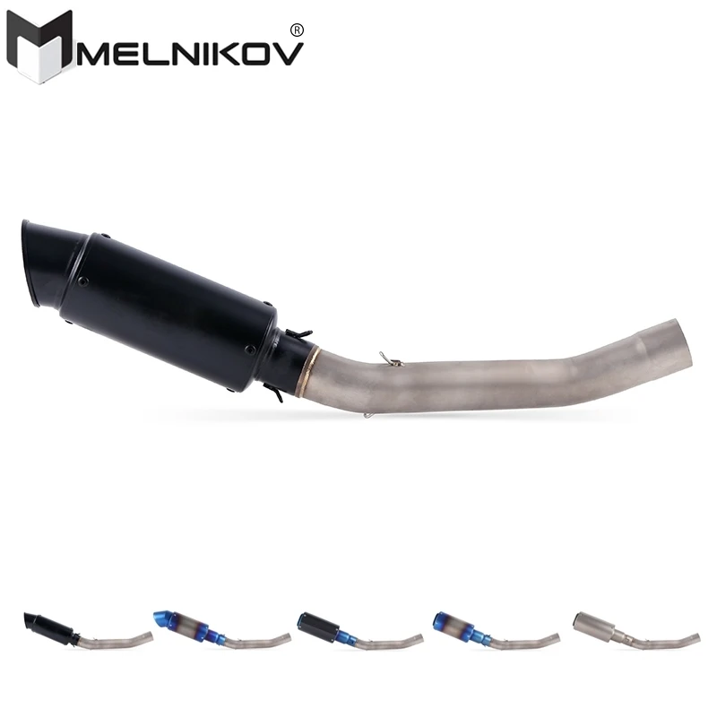 

Motorcycle Exhaust Muffler Escape Middle Link Mid Pipe Full System Slip On For Kawasaki Z750 Z 750 With DB Killer Exhaust