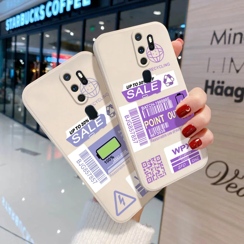 

Lens Protection For Oppo A9 2020 Cases Retro Label For Oppo A5 A53 2020 Realme C21 5 A15 A15S A7 A5S A12 A32 A33 A54 A74 Covers