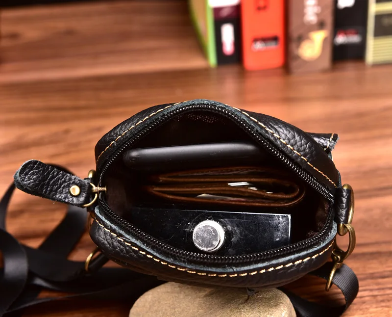 

Special Offer 100% Genuine Leather Men Crossbody Bag Mini Casual Shoulder Bags