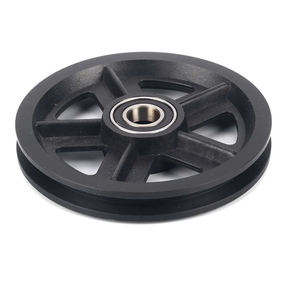 

120*15mm Zinc Alloy Rollers Sliding Barn Door Hardware Rollers Door Pulley Wheels Hanging Rail Roller Furniture Hardware Parts