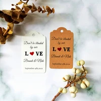 jd52 100 pcs 35x62mm white label dont be blinded by our love box gift key candy wedding flowers kraft tags