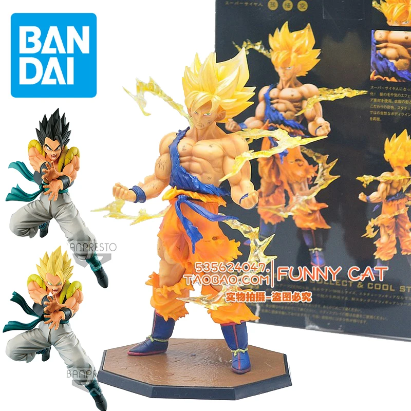 

Оригинальный Драконий жемчуг Bandai, Супер битва, поврежденная версия, лимит для души, Сон Гоку, брали, гогета, Фриза, мультяшный игрушечный под...