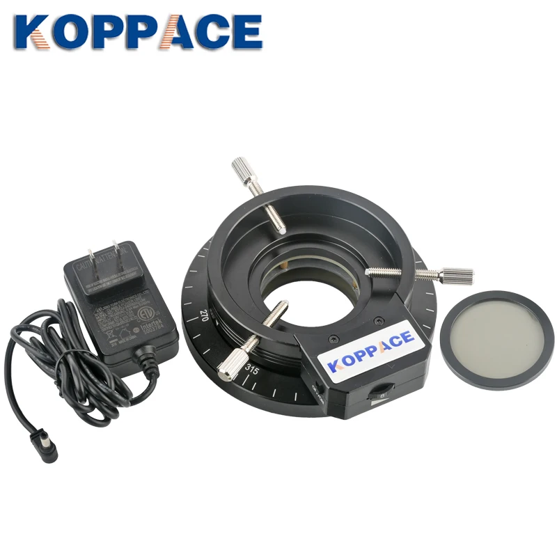 Кольцевой светильник для микроскопа KOPPACE микроскоп с поляризацией 120