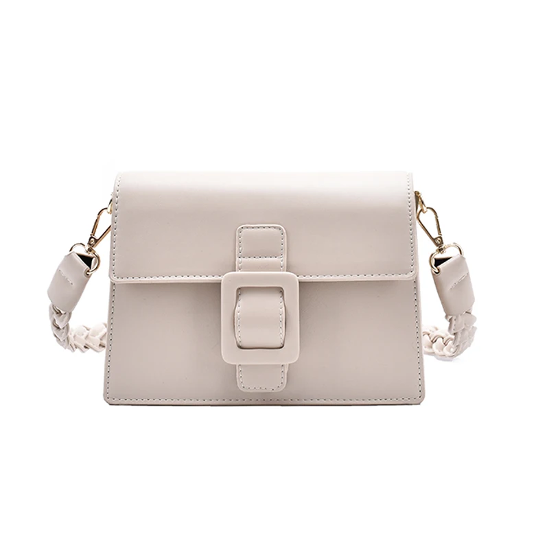 

Solid color Flap Armpit Bag 2020 Fashion New High quality PU Leather Women's Designer Handbag Casual Shoulder Messenger Bag