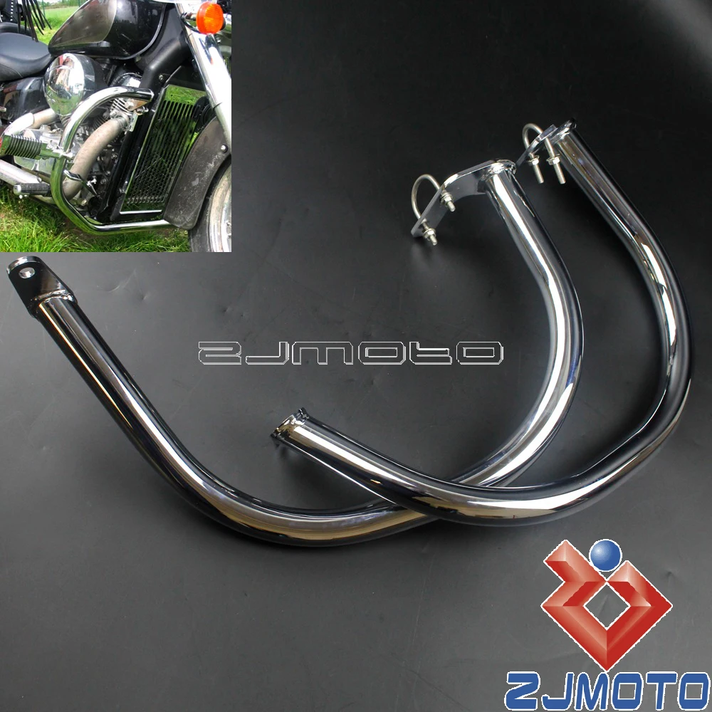 Хромированный противоударный стержень для мотоцикла Honda VT750DC Spirit 2007 up VT750C2B 2010 Shadow