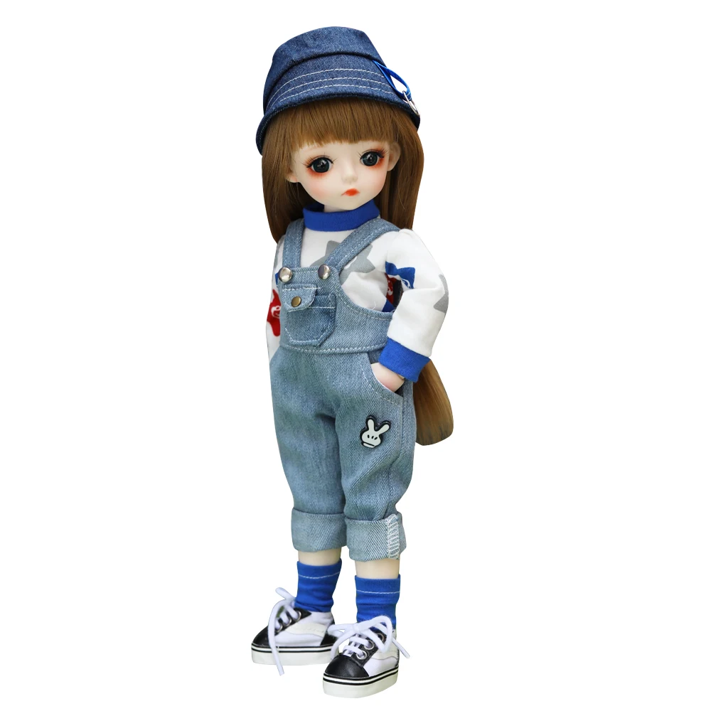 0001BV12012 Bjd кукла 30 см подарки для девочки 18 суставов кукла с одеждой DIY кукла лучшие подарки для девочки ручной работы игрушка косметика - Цвет: 0001BV12012