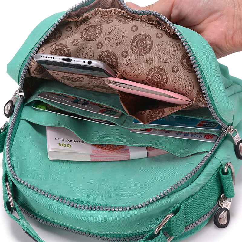Повседневная Женская нейлоновая сумка-мессенджер мини-сумки на плечо женская