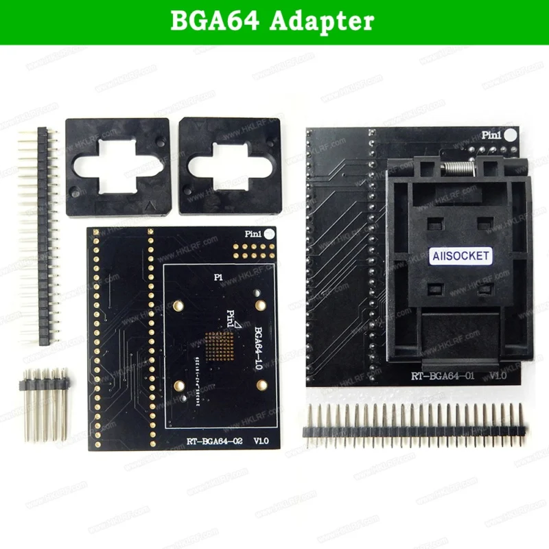 RT809H Универсальный USB программатор лучше, чем RT809F TL866II плюс emmc-nand флэш-биос EEPROM программатор/BGA64 BGA169 адаптер - Цвет: BGA64 Adapter