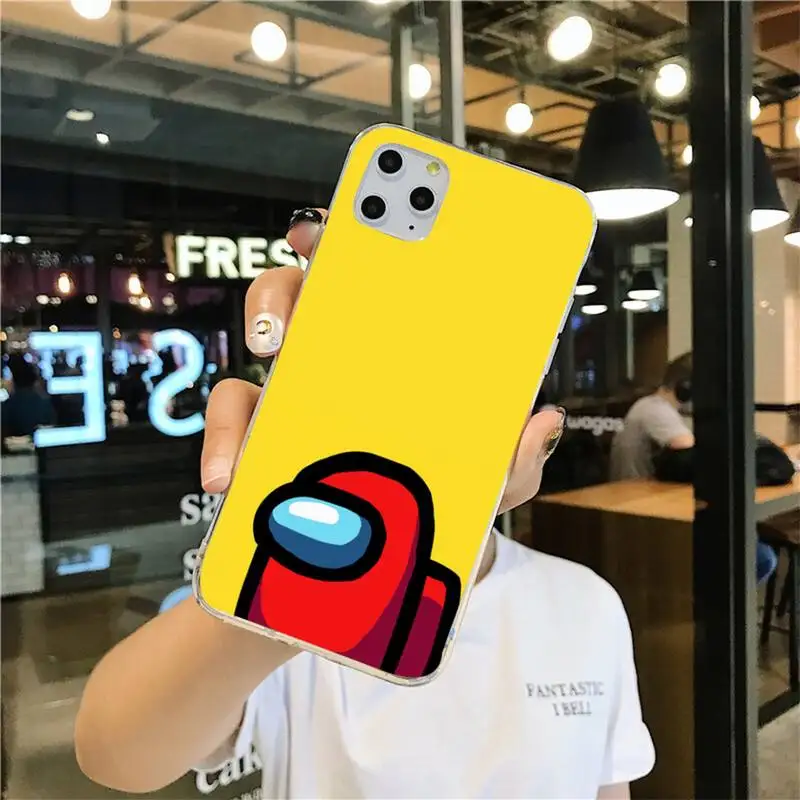

hot game among us Phone Case for iphone 12 pro max mini 11 pro XS MAX 8 7 6 6S Plus X 5S SE 2020 XR cover