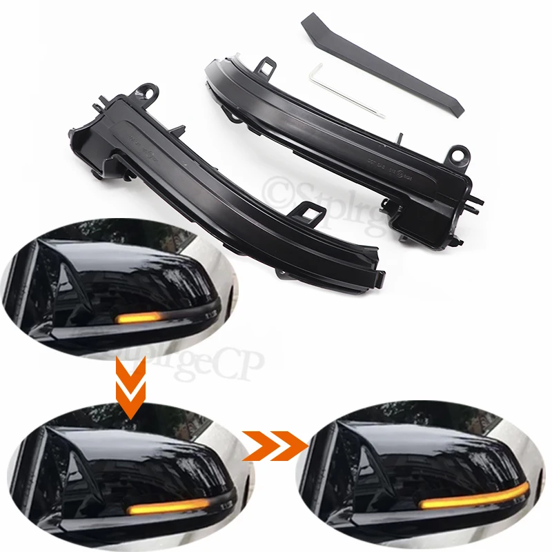

For BMW 1 Series F20 F21 116i 118i 120i 125i 130i 2012 - 2016 Dynamic LED Side Rearview Mirror Turn Signal Light Indicator