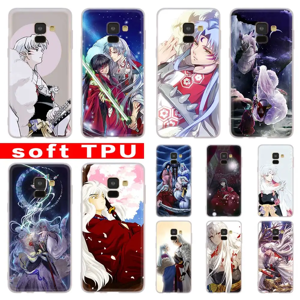 Чехол для Samsung Galaxy A12/A20/A51/A70/A20s/A21s/A32/A50/A50s/A42/A52/A72 5G A8 A7 A6 2018 крышка Inuyasha обувь косплея