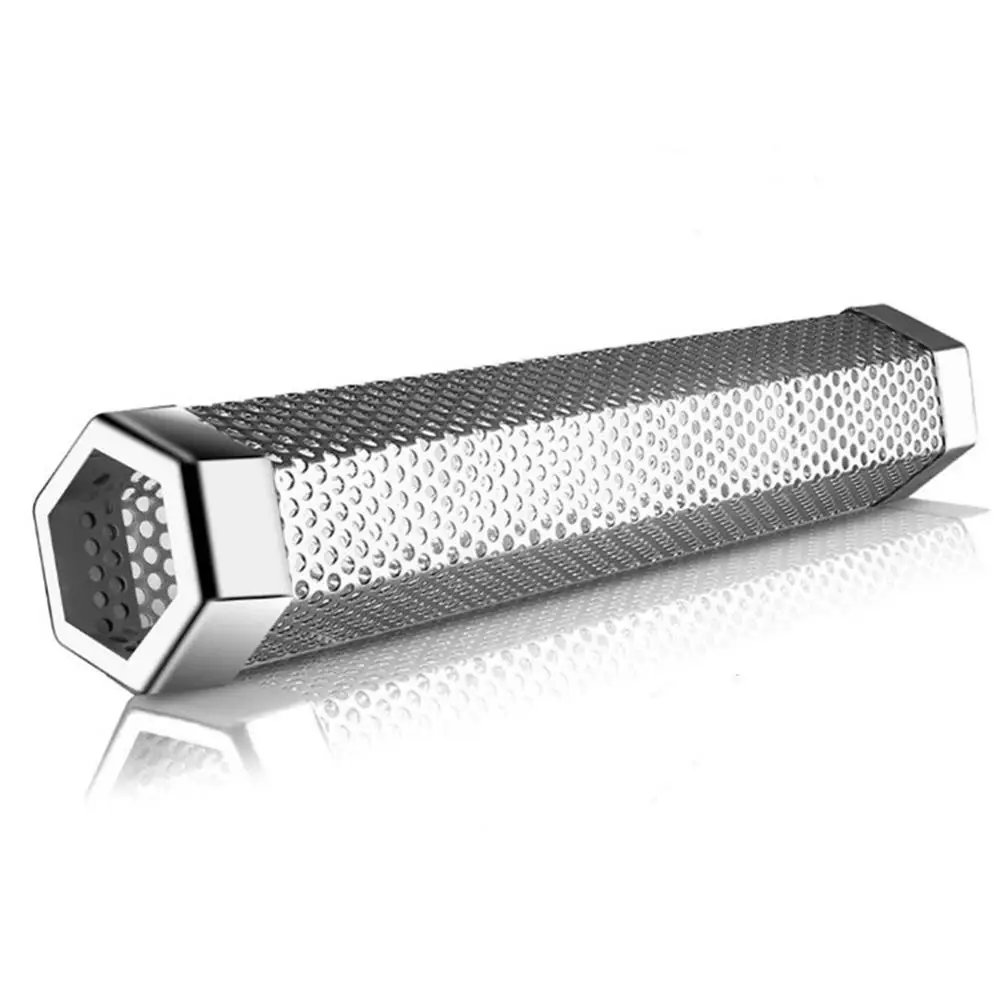 

Stainless Steel Barbecue Smoking Pipe 12 Inch BBQ Charcoal Storage Pipe Outdoor Camping Hiking Barbecue Tools Accessories