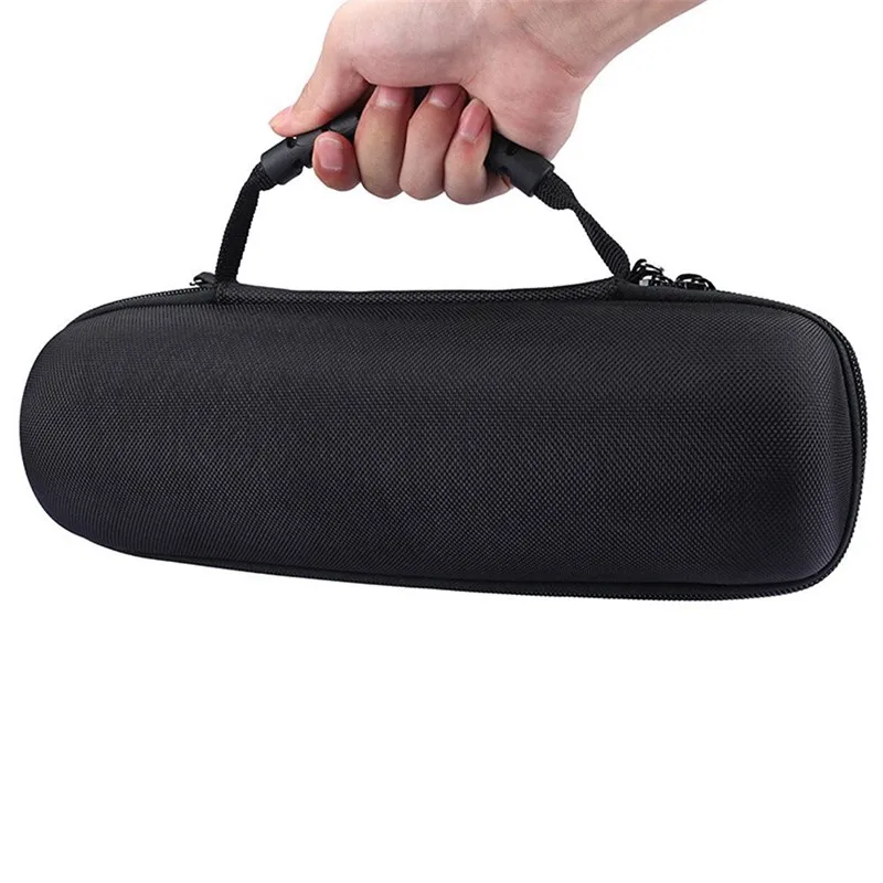 Pouch Bag for JBL Charge 3 Travel Protective Cover Case For Charge3 Bluetooth Speaker Extra Space Plug &amp Cables Belt(black G |