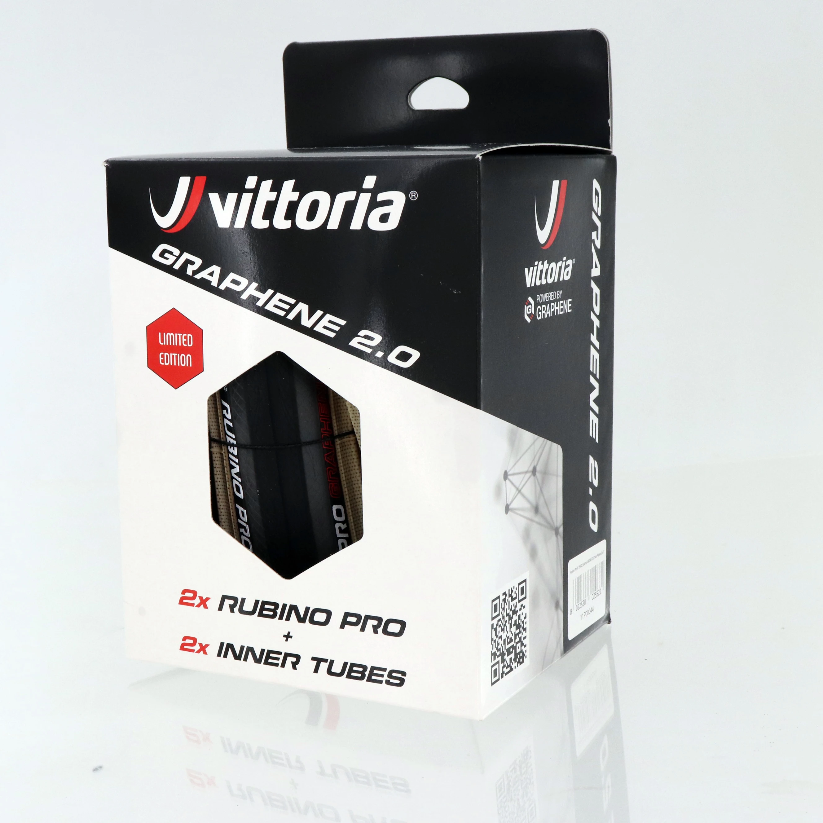 

Rubino Pro G2.0 Graphite Race 2.0 700x25C Folding Tyres With 2 Free Inner Tubes - Pair