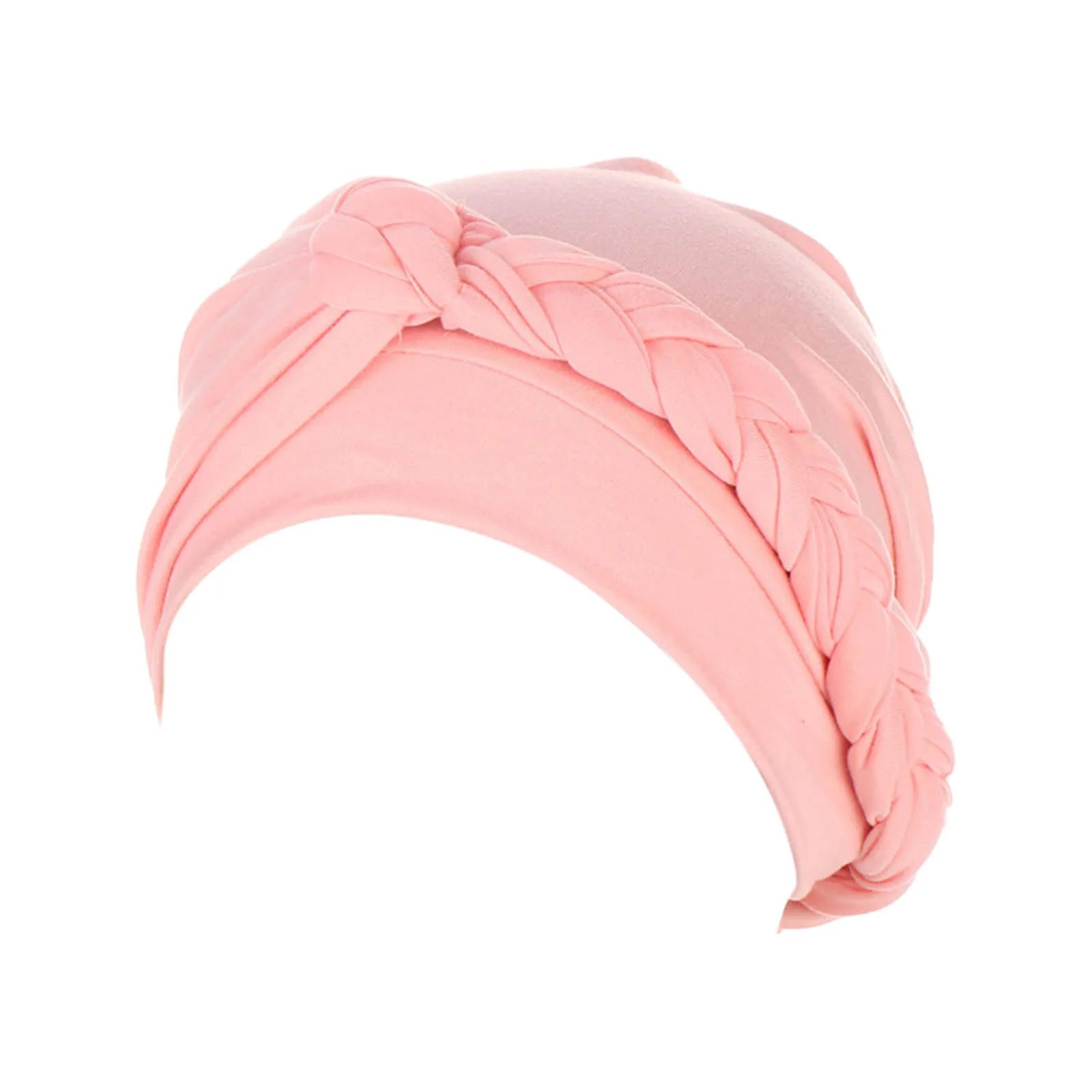 

Chemo Cancer Head Hat Cap Ethnic Bohemian Pre-tied Twisted Braid Hair Cover Wrap Turban Headwear Fast Shipping #25