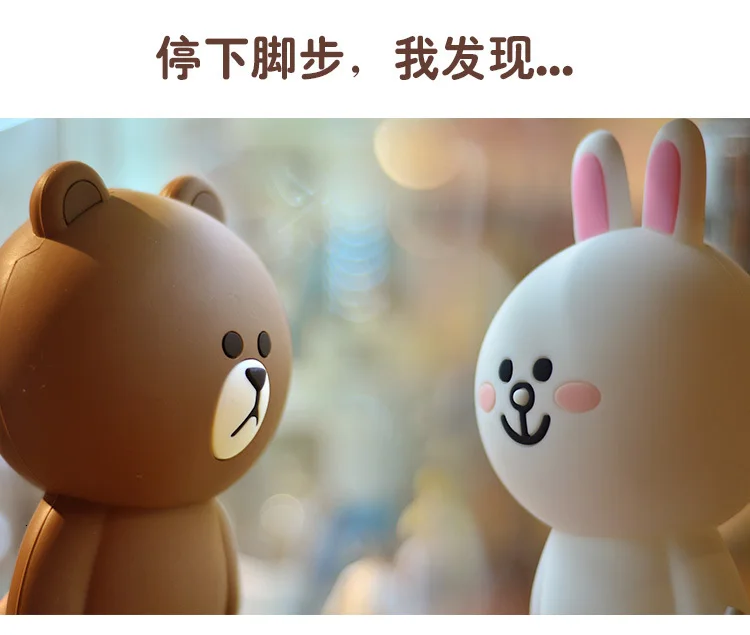Cheng Pin чехол для карандашей с мультипликационным принтом Kawaii милый силиконовый коричневый Медведь Кролик 3D Сумка для карандашей детские игрушки подарки детский Декор