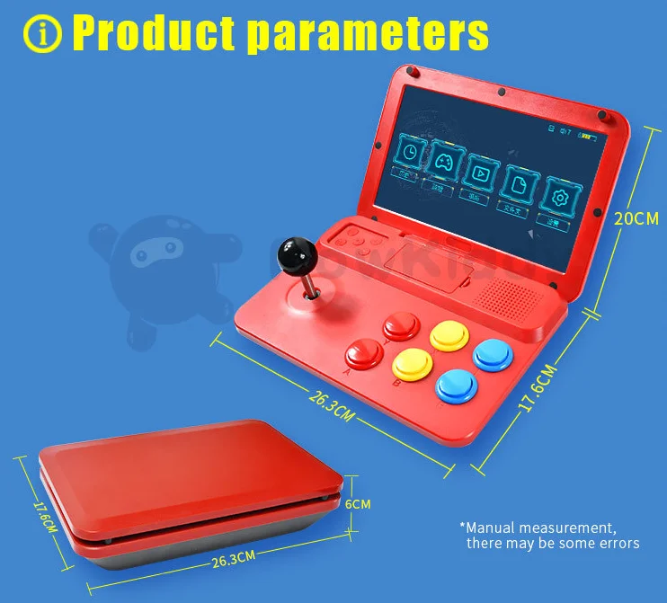 

Vogue A13 10 Inch Joystick Arcade A7 Architecture quad-core CPU Simulator Video Game Console Retro Game children's Gift