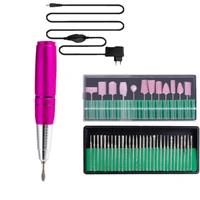 portable nail art machine mini electric nail polisher equipment nail art drill pen nail tools 3500025000rpm