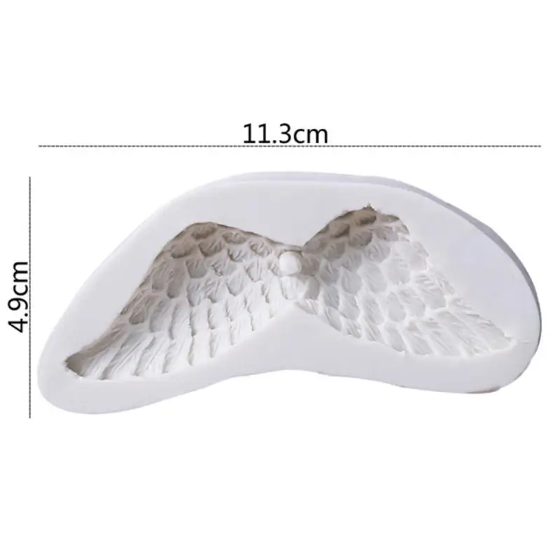Новые крылья Ангела 3D Силиконовая Форма Fondant Mold Кондитерские инструменты для