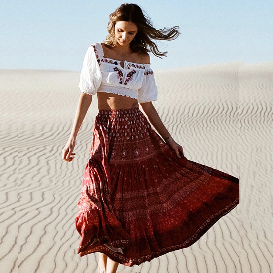 Женский укороченный топ с открытыми плечами Gypsylady белая хлопковая блузка