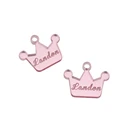 50 шт., акриловые бирки для новорожденных, в виде короны